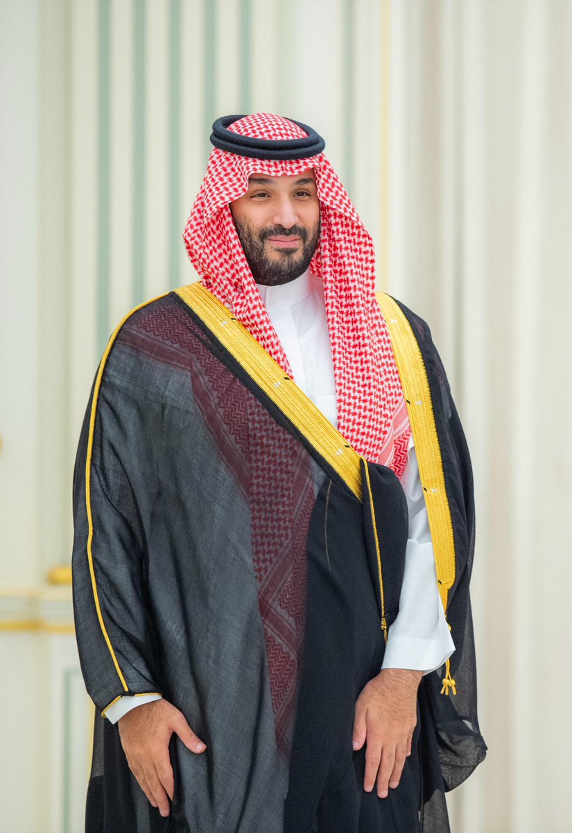 Badermasaker's tweet photo. نيابة عن #خادم_الحرمين_الشريفين.. 
سمو سيدي #ولي_العهد يتسلم أوراق اعتماد سفراء عدد من الدول الشقيقة والصديقة المعينين لدى المملكة. https://t.co/eLFLHKO9Ny
