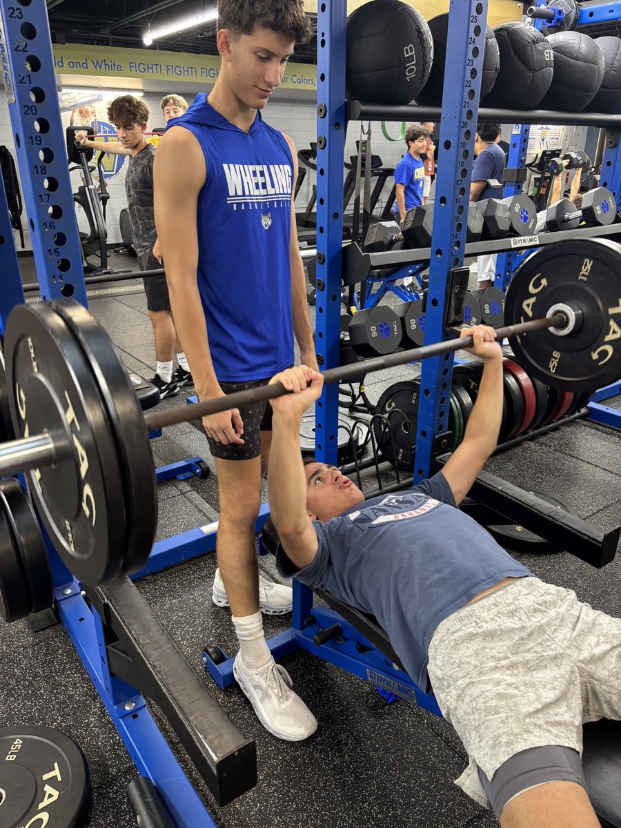 WHSBaseball2's tweet photo. Returning MSL All Conference Selections Tyler Zangara, Reid Gerjerts, and Zach Neukirch setting the bar in Early Bird #RepByRep #FlyTheW https://t.co/P90wzkzEg5