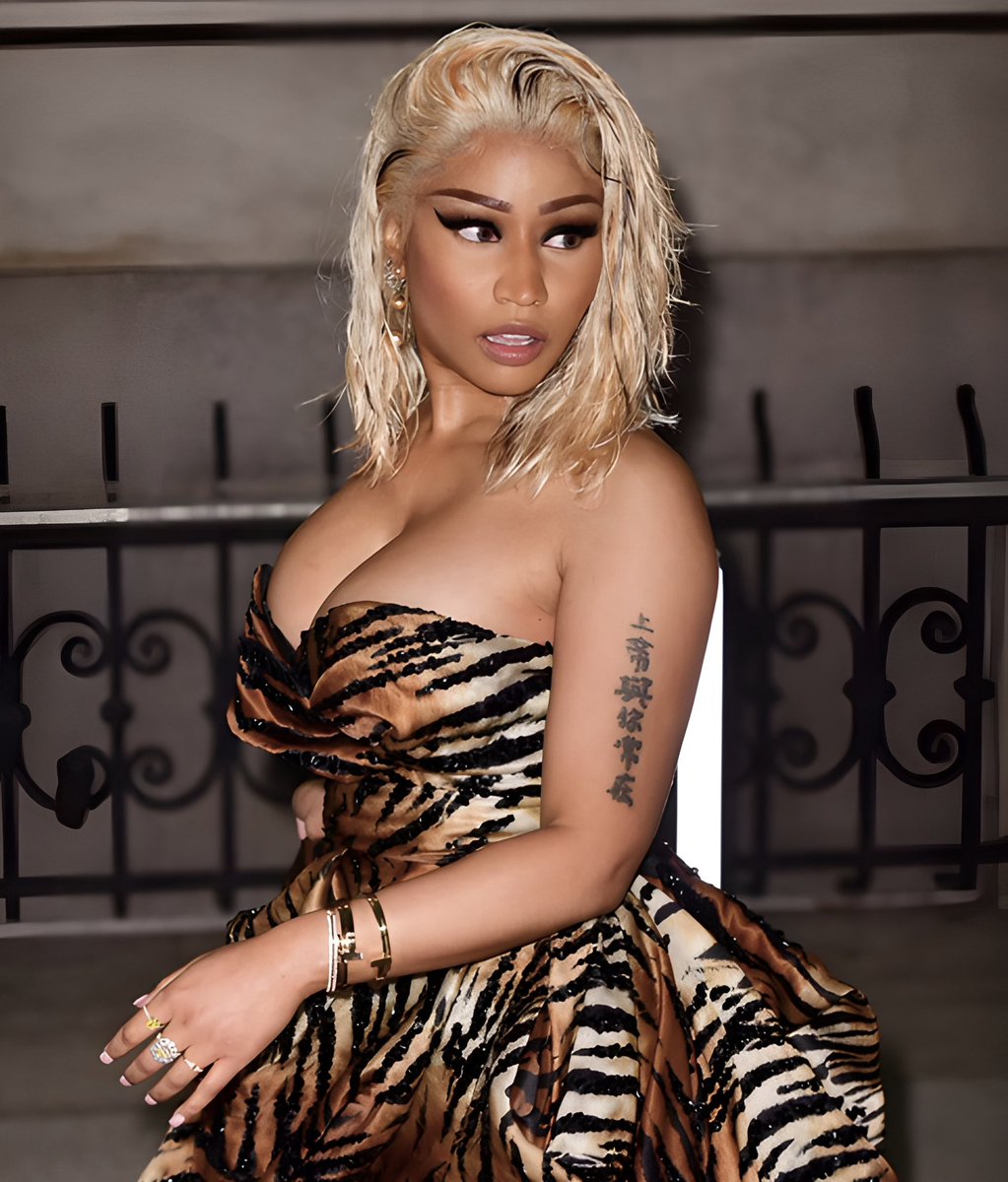 NickiMinaj4K's tweet photo. She don’t like me, can u blame her? 🐅 https://t.co/YFC0dVVrsf