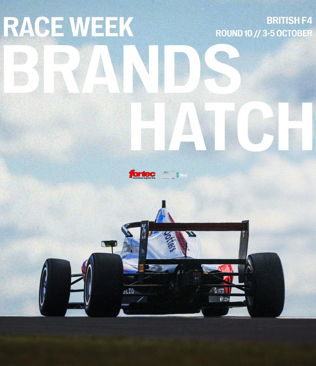 Triple-header Race Week incoming! 🤩🤩 

We’ve got the season finales of the <a href="/GB4Championship/">GB4 Championship</a> and <a href="/BritishF4/">Wera Tools British F4</a> plus <a href="/GB3Championship/">GB3 Championship</a> action at Donington Park! 🔥

#GB3 #GB4 #BritishF4 #RaceWeek #DoningtonPark #BrandsHatch #FortecM