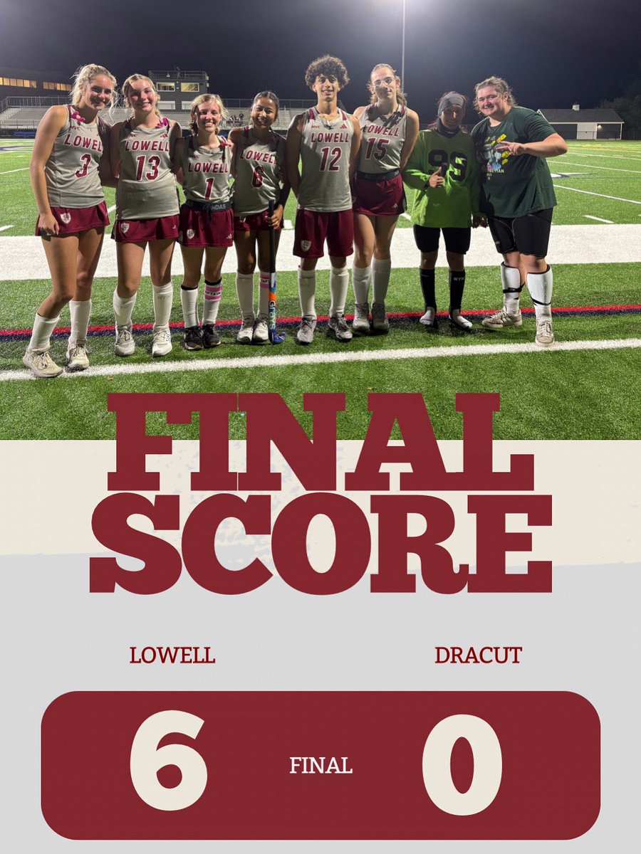 Lowell High Field Hockey tweet media