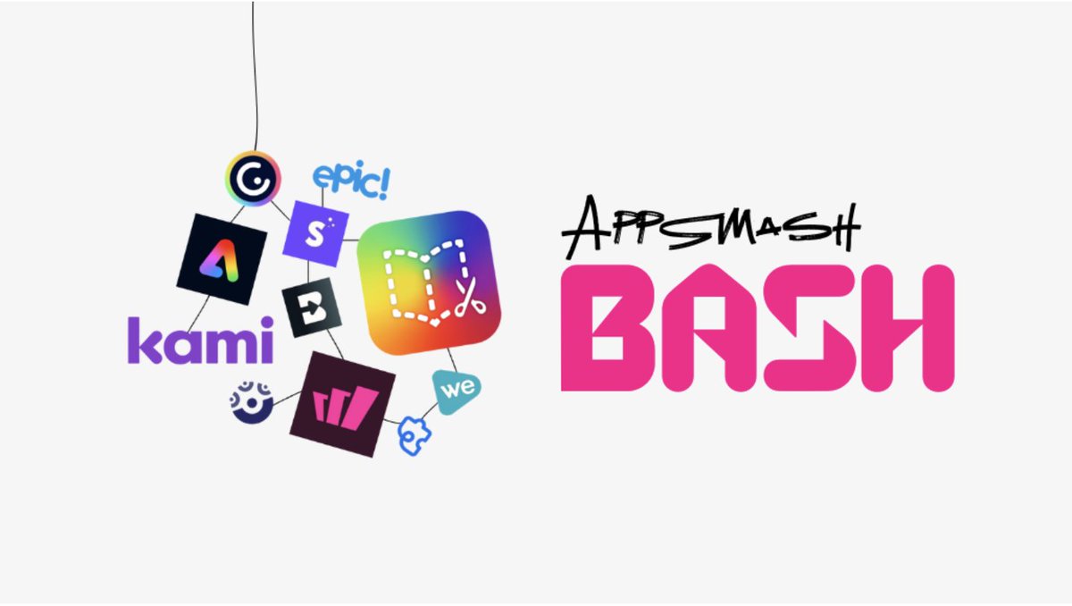 shannonmmiller's tweet photo. ๐ I love a great #AppSmash!
And I am so excited for the AppSmash Bash from @BookCreatorApp, Oct 27โNov 20!๐ฅณ๐ฅณ๐ฅณ
โจ Super fun weekly webinars!
โจ Amazing partners like @AdobeForEdu @edpuzzle @KamiApp @waygroundai and more!
โจFeatured AppSmash use cases and classroom examples!
Starting October 27, you will receive a weekly email with that week's webinar details, join links, and resources.
Register today, friends โก๏ธ https://t.co/MUiHuka378
#EdTech #BookCreator #tlchat #futurereadylibs #edchat #futureready #ISTElib #appsmash