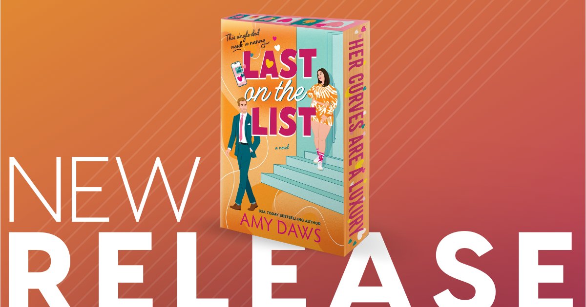 HarperCollinsCa's tweet photo. Survival of the Thickest meets The Nanny in this spicy, hilarious boss/nanny rom-com from TikTok sensation @amydawsauthor ❤️ #LastOnTheList is available now! https://t.co/J6we22kC9K https://t.co/t1bjWadXKc