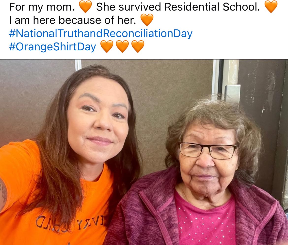 Good morning.
Happy Tuesday.
#nationaldayfortruthandreconciliation
Today we think of all those who sufferer under colonialism including both my parents, grandmother, sisters, aunts/uncles.
*photo from last yr (haven’t had a chance to take 1 today)
🧡🧡🧡🧡🧡🧡🧡🧡🧡🧡🧡🧡🧡