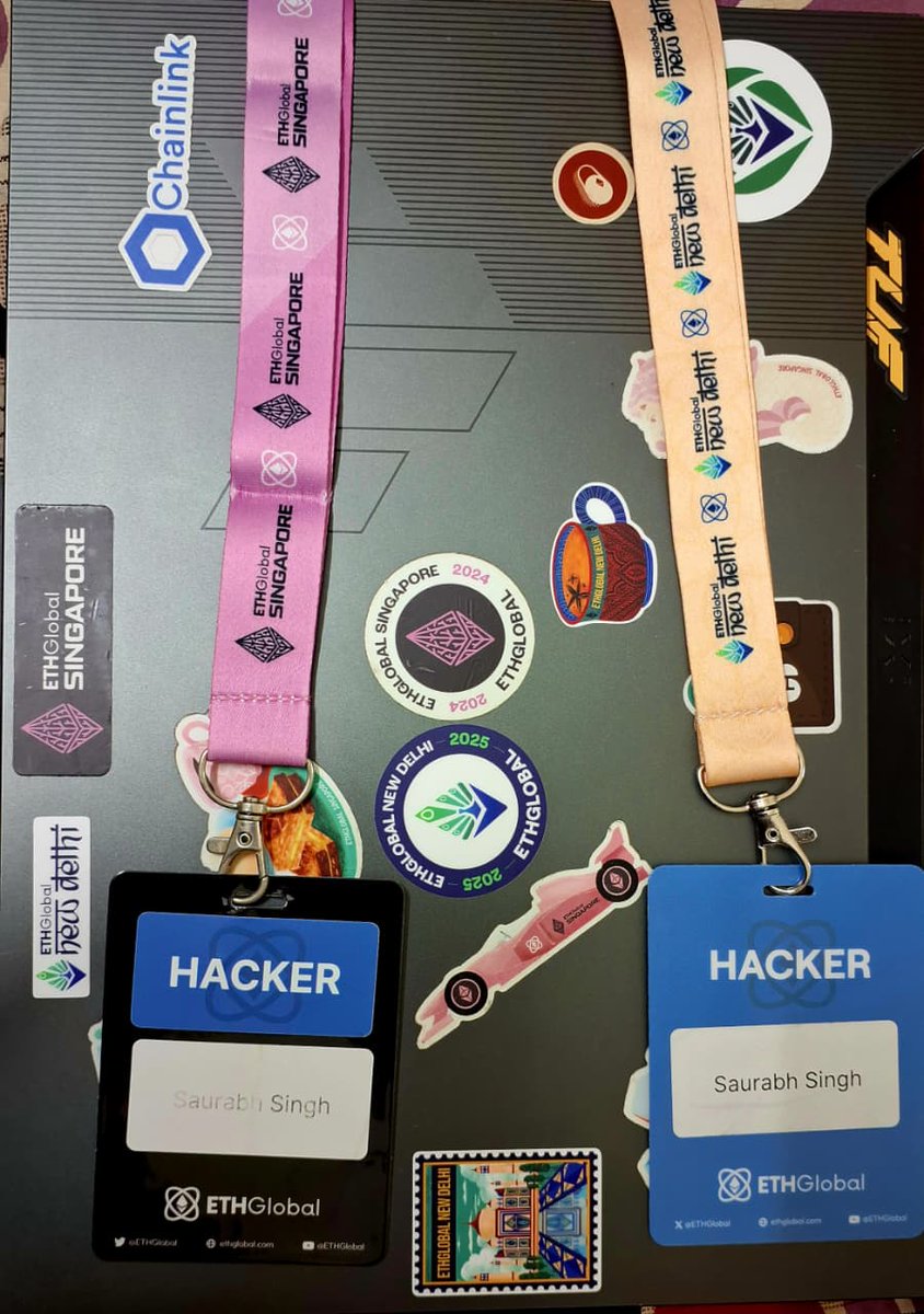 Grateful to have been part of both ETHGlobal Singapore and ETHGlobal New Delhi ✨
Each hackathon brought new learnings, amazing people, and the thrill of building in Web3.
Can’t wait to join future <a href="/ETHGlobal/">ETHGlobal</a>  events and continue this journey of more code, more ideas.