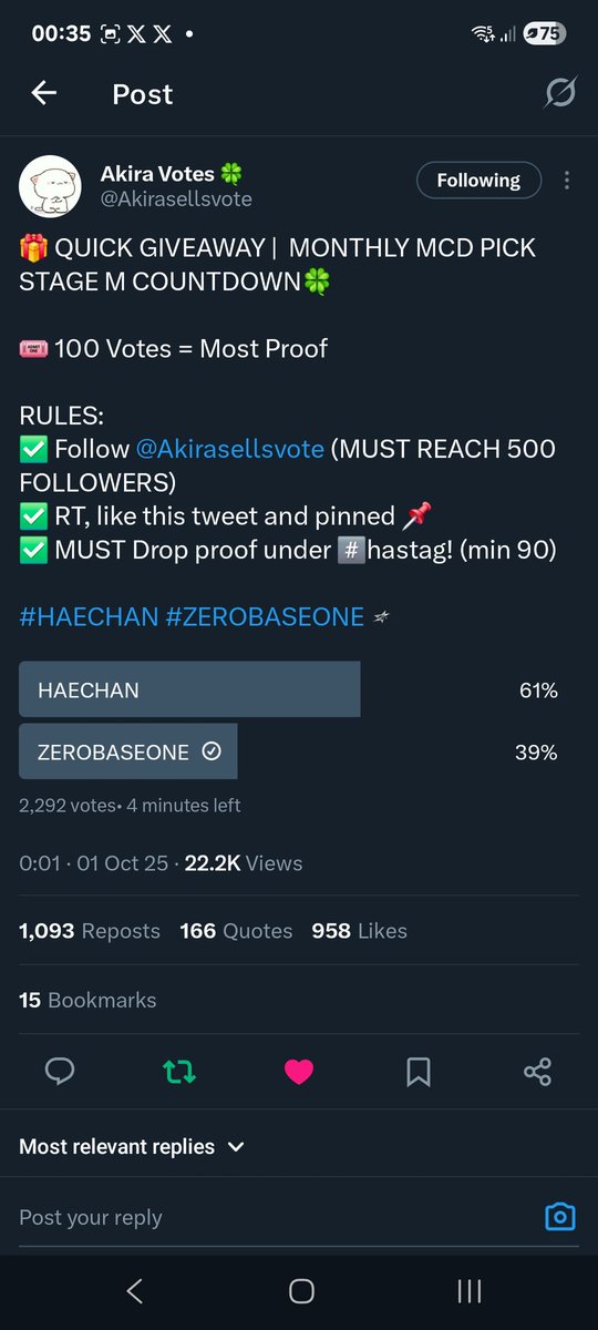 outofcontextyb1's tweet photo. @Akirasellsvote for #ZEROBASEONE https://t.co/Qb6EOrER6g