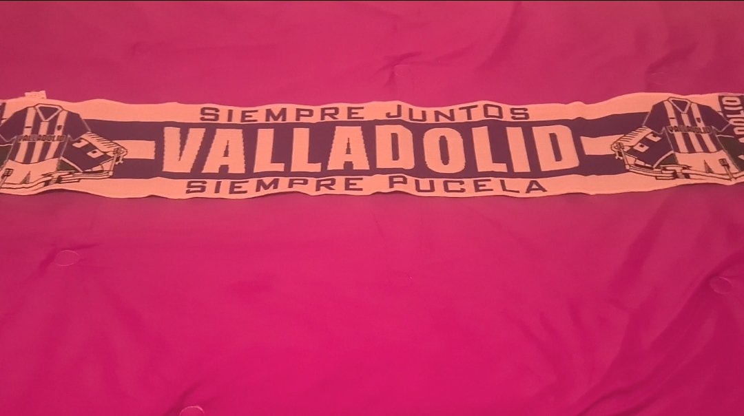 Próximamente en TIKTOK sorteo de bufanda del Real Valladolid.
💜🤍💜🤍💜🤍