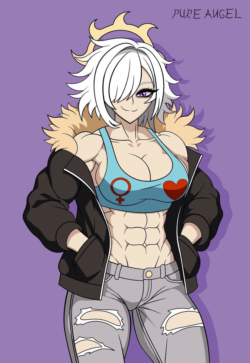 I decided to do a slight redesign of my first OC. Meet the updated Nastya the demi-angel
#oc #ocart