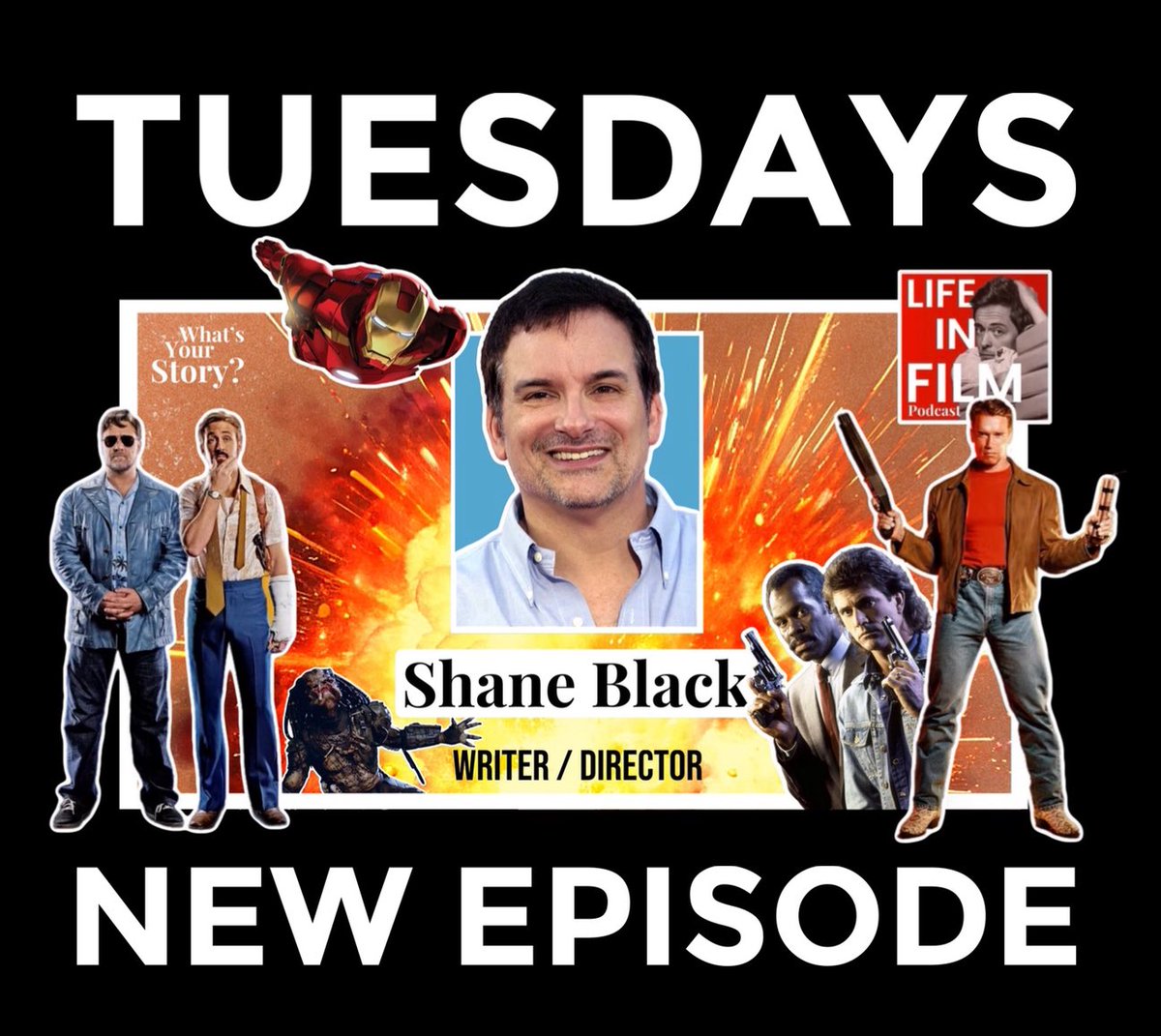 What’s Your Story
Writer/Director Shane Black?

We chat about writing Lethal Weapon, the truth behind The Last Action Hero &amp; working with Mark Walhberg on his latest movie ‘Play Dirty’.

youtu.be/V8xVwp9n7-Y?si…

Play Dirty is on Amazon Prime now