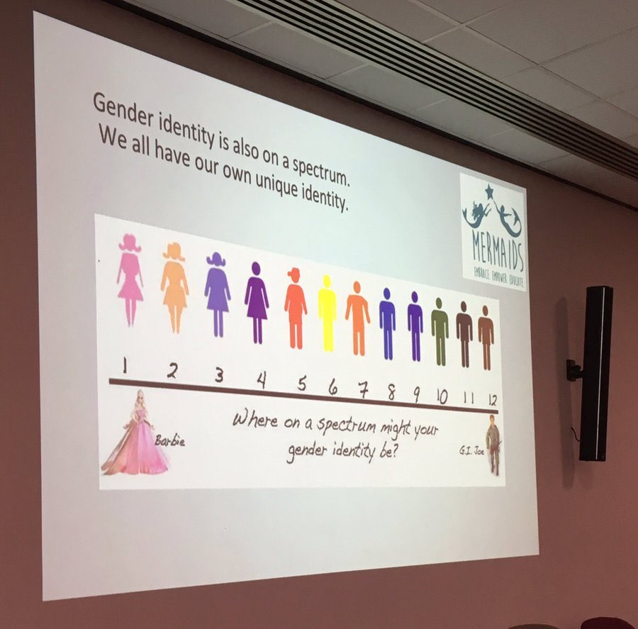 Here's your ultimate example.

What people (many someone) from the Mairmaids transactivist organization are saying.