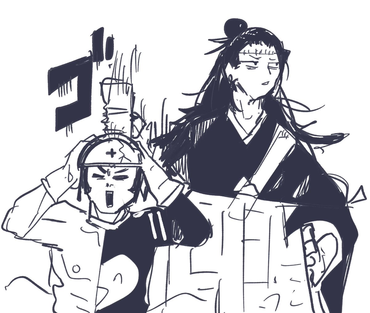#今月描いた絵を晒そう 
呪術廻戦 