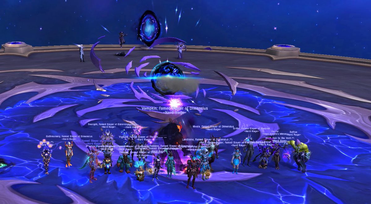 NerdRageGuild's tweet photo. Dimensius down! World 176th! Last night we achieved our 5th Hall of Fame in a row, with it being our best ranking yet. Thank you to everyone who helped make this possible! 

Onto Midnight!

#warcraft https://t.co/HVE8BF7QuB
