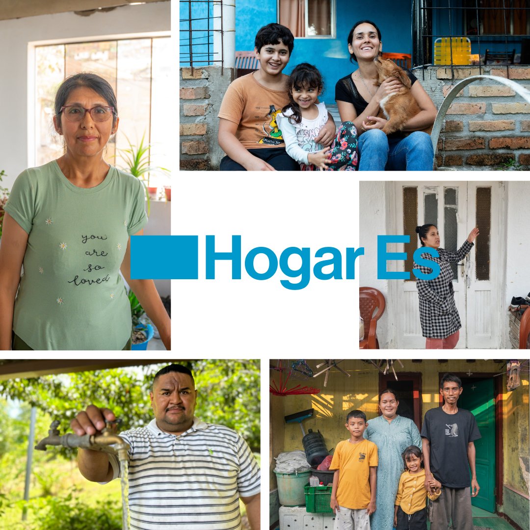 Habitat_LAC's tweet image. Millones de personas en asentamientos informales merecen lo mismo que todos: un hogar seguro.
Con #HogarEs ya estamos transformando esa realidad. Conoce los resultados de nuestra campaña en sus 2 primeros años: habitat.org/lac-es/hogar-e…. 🚀