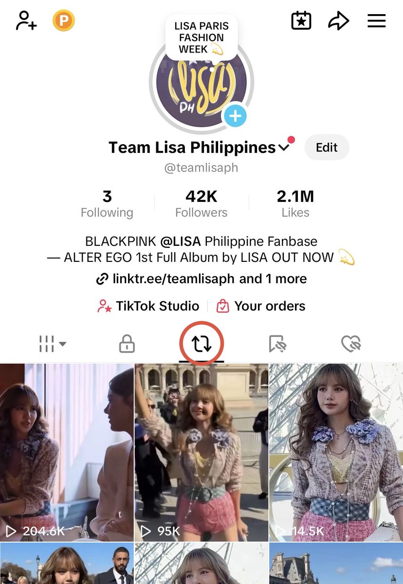 🚨 Please engage with LISA PFW on TIKTOK as well. We have reposted important videos, you may check out <a href="/TeamLisaPH/">TEAM LISA PH</a>’s Repost section.

🔗 tiktok.com/@teamlisaph?_t…

LISA PARIS FASHION WEEK
#LISAxLVSS26 #LISAxLouisVuitton
#LVSS26 <a href="/wearelloud/">LLOUD</a> <a href="/LouisVuitton/">Louis Vuitton</a>