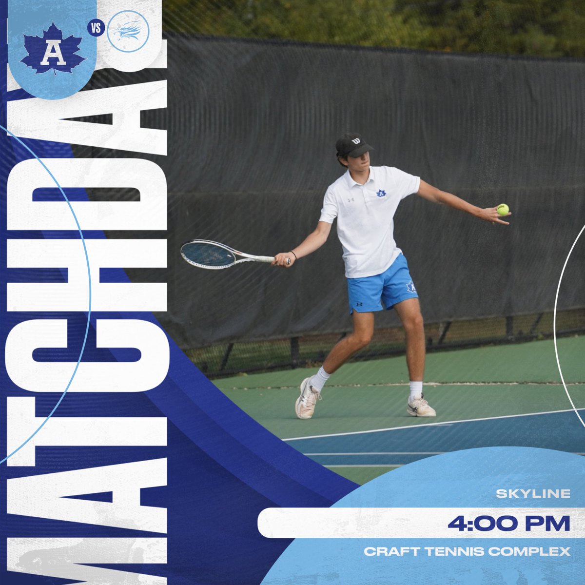 Maples take on Ann Arbor Skyline in our SEC White/Red Crossover match 🎾🍁
