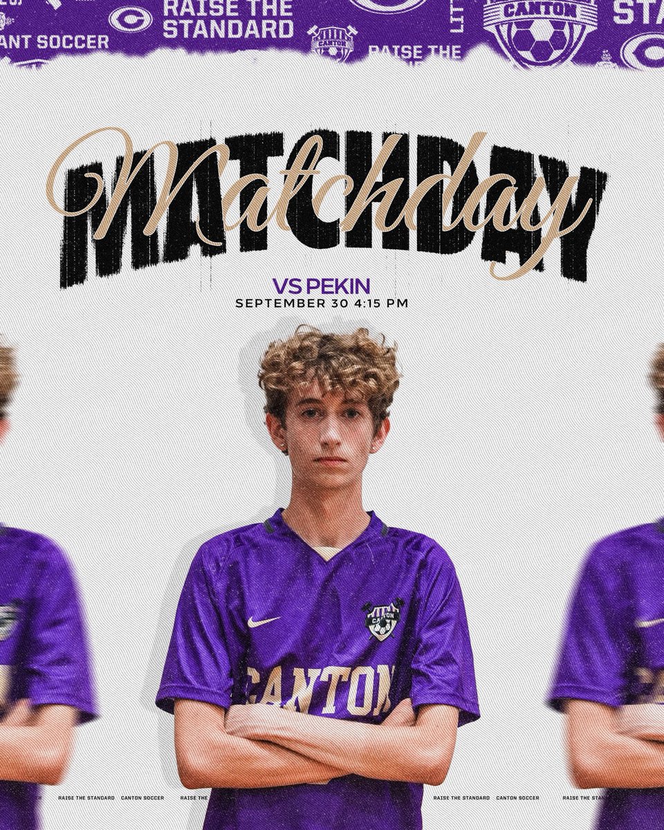 MATCHDAY‼️

🆚 Pekin
⏰ 4:15, JV to follow
📍 Coal Miners Park

#RaiseTheStandard | #Family