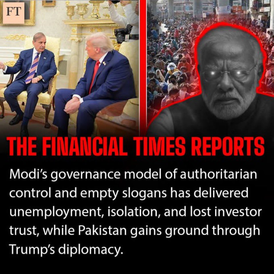 Doctor76333's tweet image. Modi’s 2025 nightmare: Ladakh unrest, 7% jobless, US tariffs, social media disillusion &amp;amp; global snubs. Empty slogans + fiscal paralysis = collapse under his own weight. 

#Modi2025 #IndiaCrisis
#LEDEFILELOREALPARIS
#今月描いた絵を晒そう