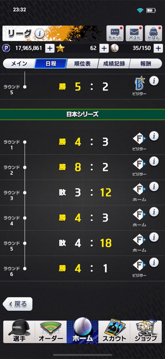 zibi15067858's tweet image. メジャー中級優勝！🤗✨

#プロ野球ライジング
#プロ野球RISING 
#プロライ