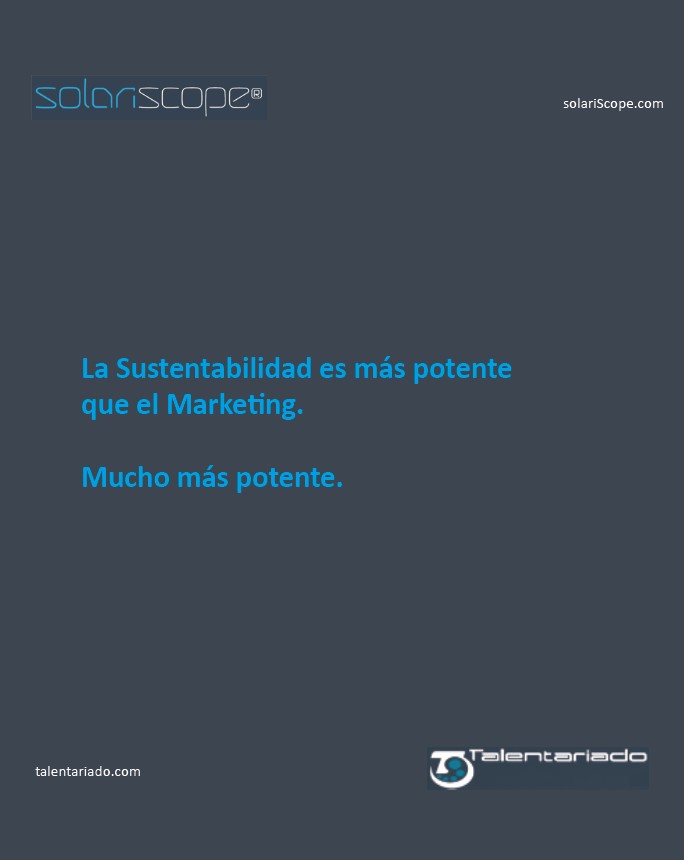 El marketing logra que te elijan, lo cual no es poco; la Sustentabilidad consigue que te prefieran.

Los vínculos se construyen aportando valor, cuando son estrechos y pertinentes -incluso con el negocio de la empresa- devuelven ese valor en -también- riqueza competitiva.
