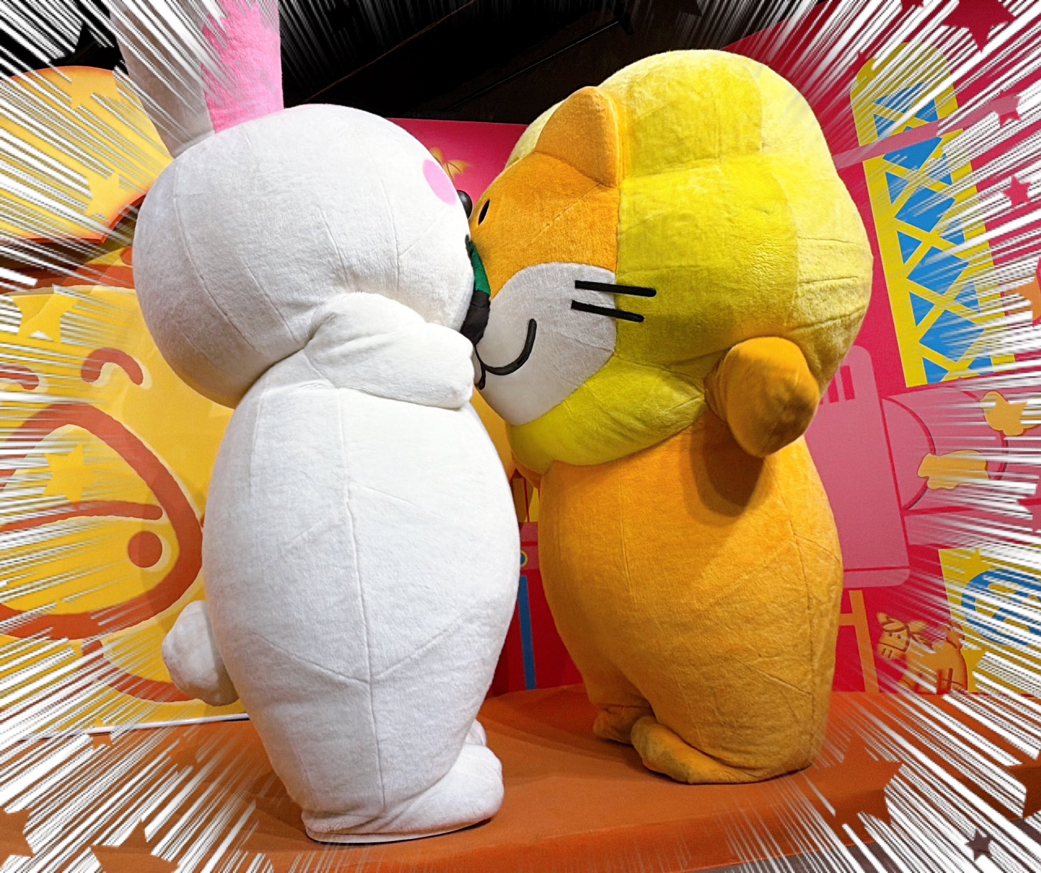 ぱんだ様✿ミニ額縁ふぅ✿くまさんとライオンさん✿ タイトー公式 on X: 
