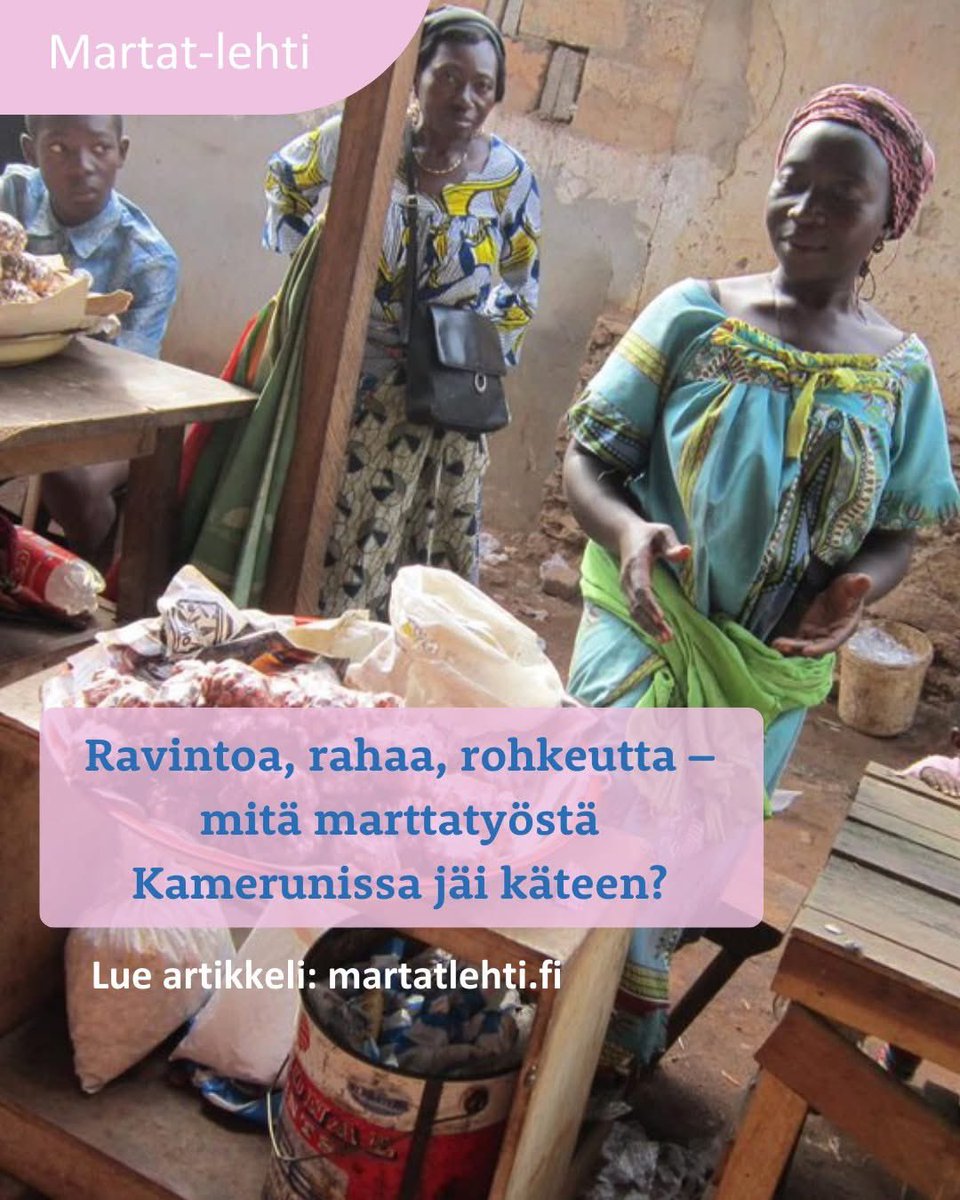 Ravintoa, rahaa, rohkeutta – mitä marttatyöstä Kamerunissa jäi käteen?

Marttojen ja kamerunilaisen ACESF-CA-yhdistyksen yhteistyö toi naisille mahdollisuuden oppia ravitsemuksesta ja ruoanvalmistuksesta, perustaa omia yrityksiä ja kohottaa perheiden elintasoa. 💪🍲