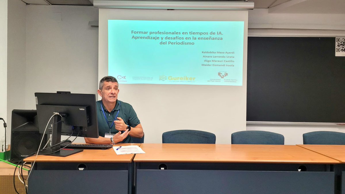 Ha sido un placer poder participar en el <a href="/CCincoma/">Congreso CINCOMA</a> con la organización de la mesa redonda “Enseñanza, Inteligencia Artificial y Comunicación" 🤖 junto a <a href="/koldomeso/">Koldo Meso Ayerdi</a>, <a href="/pe_jesus/">Jesus Perez da Silva</a> y <a href="/maganzabal/">maria ganzabal</a>