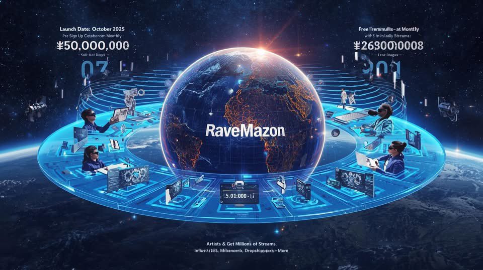 Ruizj001's tweet photo. Turn your daily scroll into a stream of income.

With #RaveMazon, you’re not just vibing to music you’re unlocking premium skills in tech, design, crypto &amp; more… all while getting paid.

It’s not just smart. It’s the future.  
Learn. Earn. Repeat. https://t.co/Z5BdcKaJIQ
