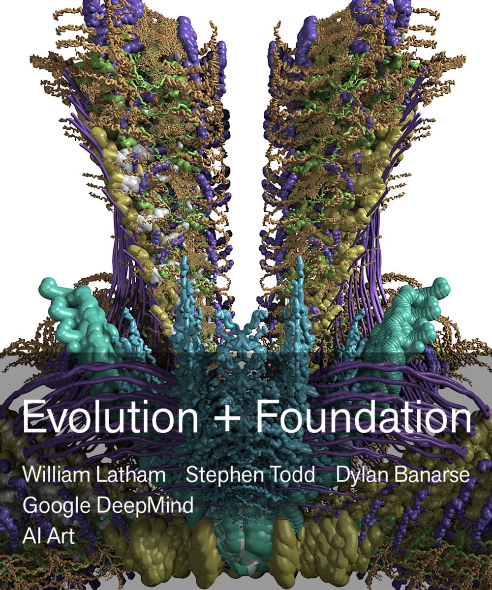 Announcement: Our "Evolution and Foundation" AI Art exhibition which opens in mid October in London. Sponsored by Google DeepMind. Details to follow.

#AIart #GeminiAI #HumanAICollaboration #GenerativeArt #AIcreativity #GoogleDeepMind   #WilliamLatham #goldsmithsuniversity