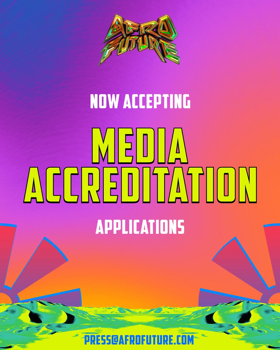 Media Accreditation for AfroFuture Ghana 2025 is now open! To be considered for accreditation, applicants must be on assignment with confirmed coverage.

Link: forms.gle/CzhnwtcCKC5rdM…

For official media partnership opportunities, contact Press@afrofuture.com.