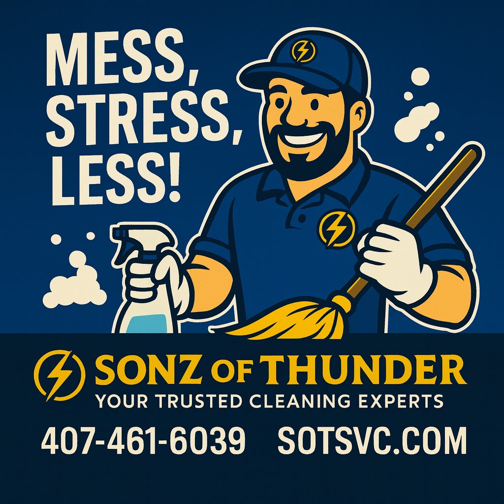 DLD14472's tweet image. ⚡ Mess? Stress Less! ⚡
Sons of Thunder — Your Trusted Cleaning Experts.
📞 407‑461‑6039 | 🌐 SOTSVC.com

Instant quote 👉 wzorwsxl.manus.space/?utm_source=so…
Services 👉 SOTSVC.com/?utm_source=so…
Fast‑lane booking 👉 api.leadconnectorhq.com/widget/form/pE…

#SoClean #WeCleanSoGood