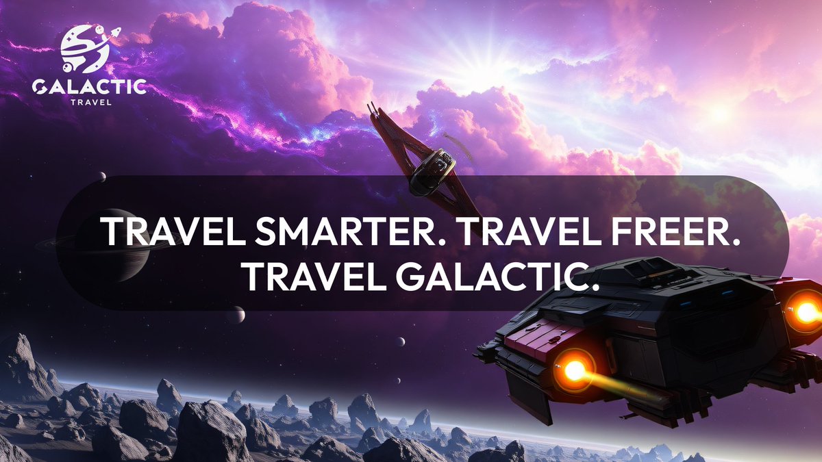 GALACTIC_Web3's tweet image. 🌌 Ready to explore the galaxy with ease?

Galactic Travel lets you book flights, hotels, and activities using crypto or fiat—seamlessly and securely!

Your gateway to the stars is here. 🚀

#GalacticTravel #CryptoTravel #TravelSmart