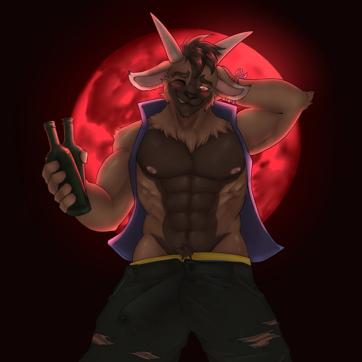 He looks very friendly~

My part of an art trade I did with <a href="/ElhazDrachen/">Elhaz</a> 💛