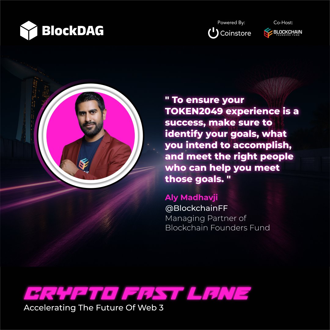 CoinstoreExc's tweet image. ⭐ Keynote Highlights ⭐

🚀 We don’t just invest—we partner.
Scaling founders, navigating markets, turning visions into impact.
The next generation of blockchain leaders starts here.
@BlockchainFF 

#Web3GP #SingaporeGP #Coinstore #cryptofastlane