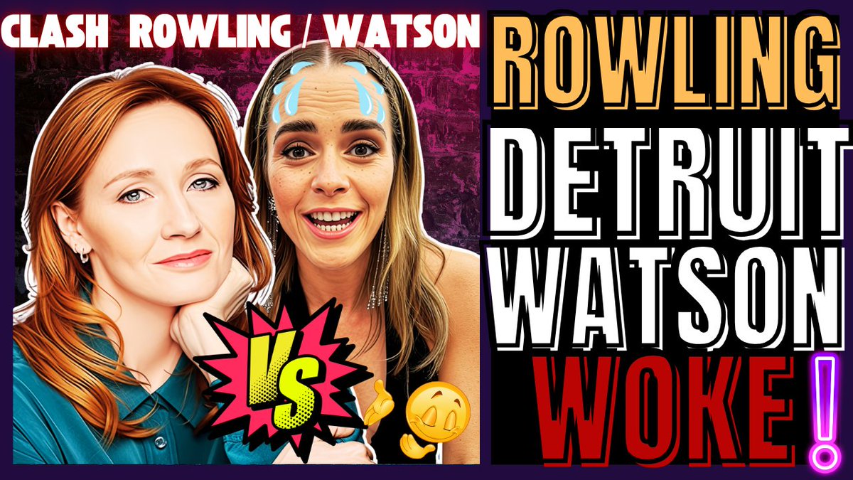 GoldoClak's tweet photo. Rowling détruit Watson : la vérité exposée ⚡
✨https://t.co/bJT278yI37✨
#JKRowling #repond #EmmaWatson #Hermione #Woke #cancel #menace #ideologie #HarryPotter #sorciere #hogwarts #UK https://t.co/DU2mpEEIOB