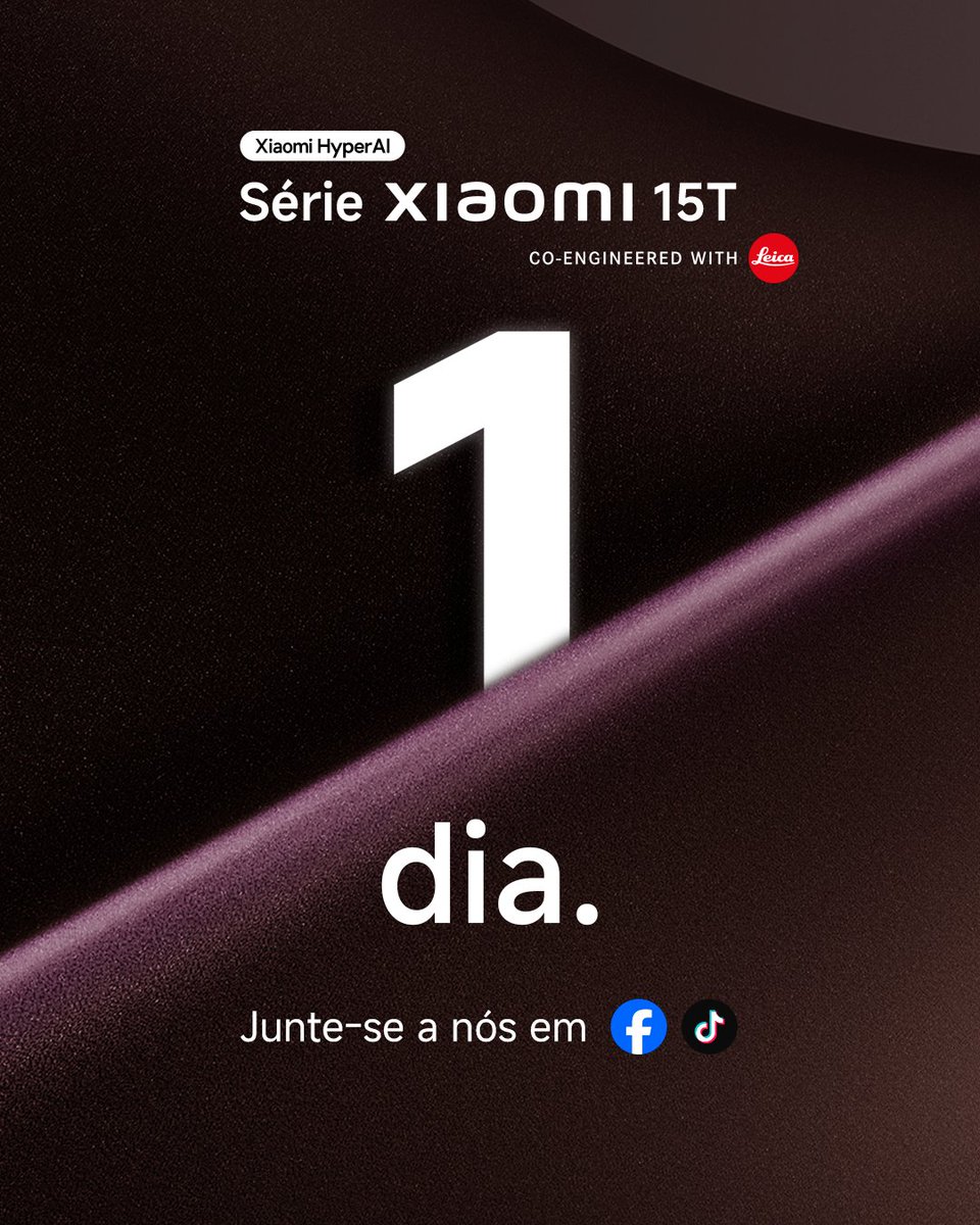 XiaomiBrasil's tweet photo. Preparados para ver as suas histórias ganharem novos detalhes com a #SérieXiaomi15T? É amanhã!

#LançamentoXiaomi #SérieXiaomi15T #ObraPrimaAoAlcance #Xiaomi15T #Xiaomi15TPro #FocoEmVoce #SpotlightsDoDia https://t.co/f9jxComCsv