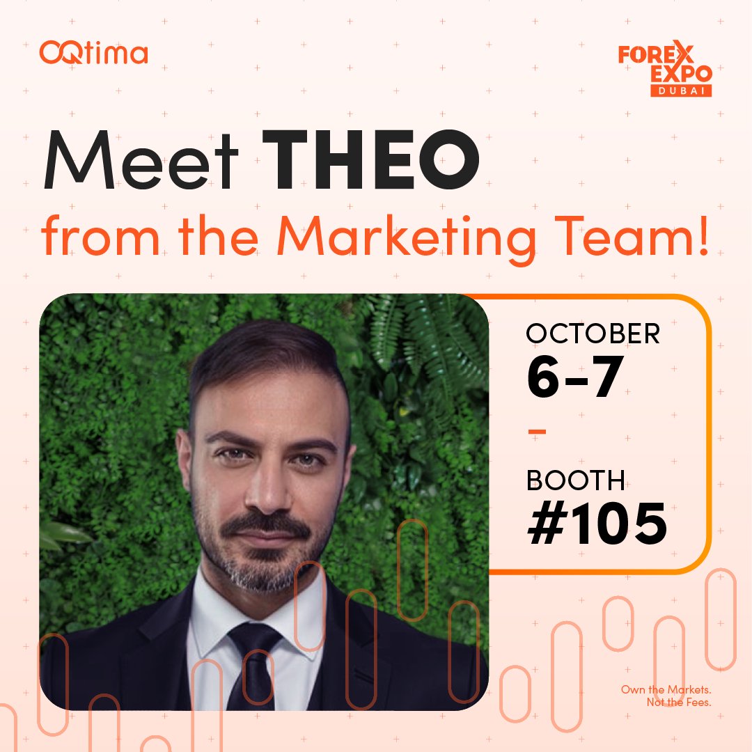 Meet Theo from the Marketing Team!

Theo has serious knowledge and a helpful attitude. He’s great at turning complex questions into simple steps. Catch him at the Expo for a quick walkthrough or a feature deep dive!

Meet me at booth 105 at Forex Expo Dubai 2025! 🤝