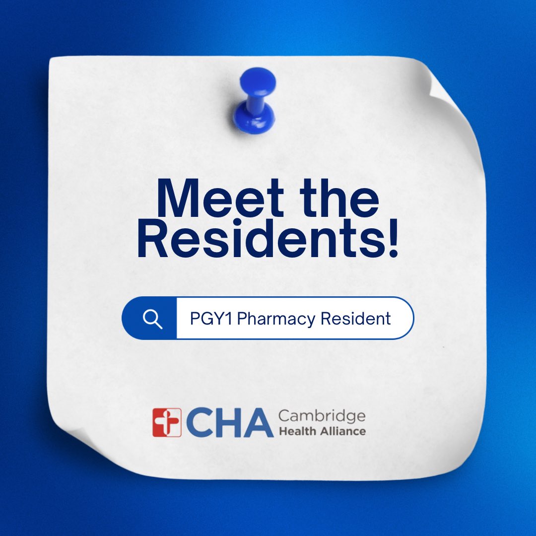 CHA Pharmacy Residency tweet media