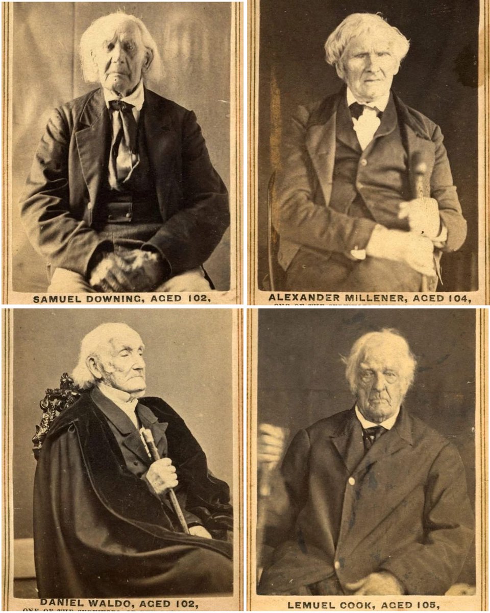 TRHLofficial's tweet photo. Revolutionary War veterans who lived long enough to get their photo taken in 1864. https://t.co/SdVWG4WuOo