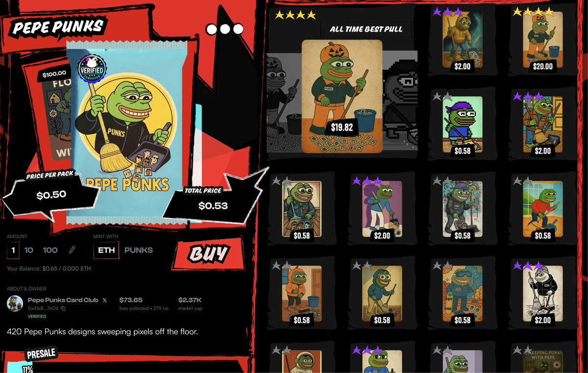 Our cards are looking fire! And there are so many more to rip &amp; pull!