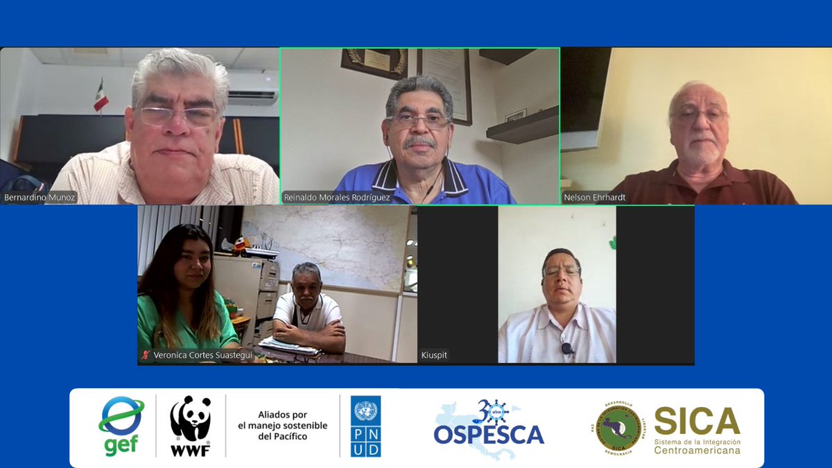 Importante intercambio se dio con autoridades y personal de CONAPESCA en continuidad a las consultas relacionadas con la elaboración del Plan Regional para la Conservación y Gestión de los Peces de Pico (Pez Vela y Marlín) en la región del PACA.