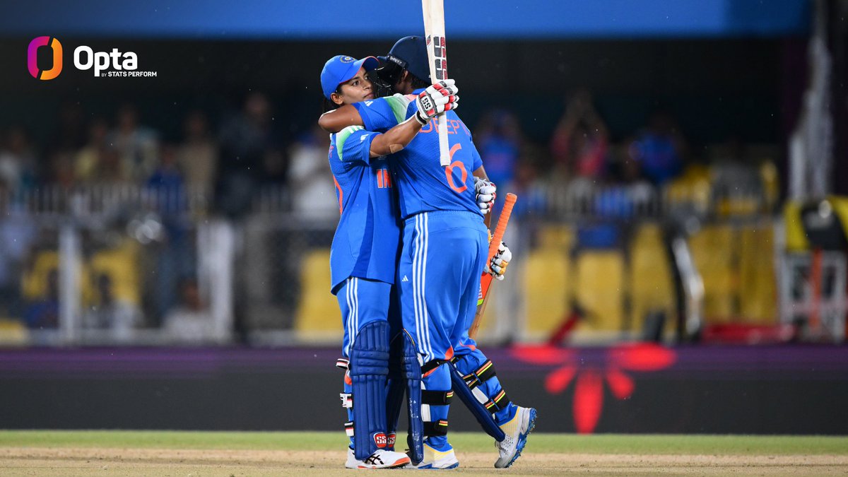 2 - The 103-run partnership between Amanjot Kaur and Deepti Sharma was just the second time that any pair have put on 100+ runs for the seventh wicket or lower in an ICC Women's Cricket World Cup match (122 - Sneh Rana and Pooja Vastrakar v Pakistan, 2022). Resurgence.

#CWC25