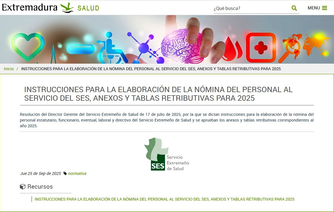 💶 Publicadas 𝐓𝐚𝐛𝐥𝐚𝐬 𝐫𝐞𝐭𝐫𝐢𝐛𝐮𝐭𝐢𝐯𝐚𝐬 𝟐𝟎𝟐𝟓 del personal estatutario del 𝐒𝐞𝐫𝐯𝐢𝐜𝐢𝐨 𝐄𝐱𝐭𝐫𝐞𝐦𝐞𝐧̃𝐨 𝐝𝐞 𝐒𝐚𝐥𝐮𝐝
goo.su/rUxq
#aeteltuasociacion
#TSS
#laboratorioclinico
#anatomiapatologica