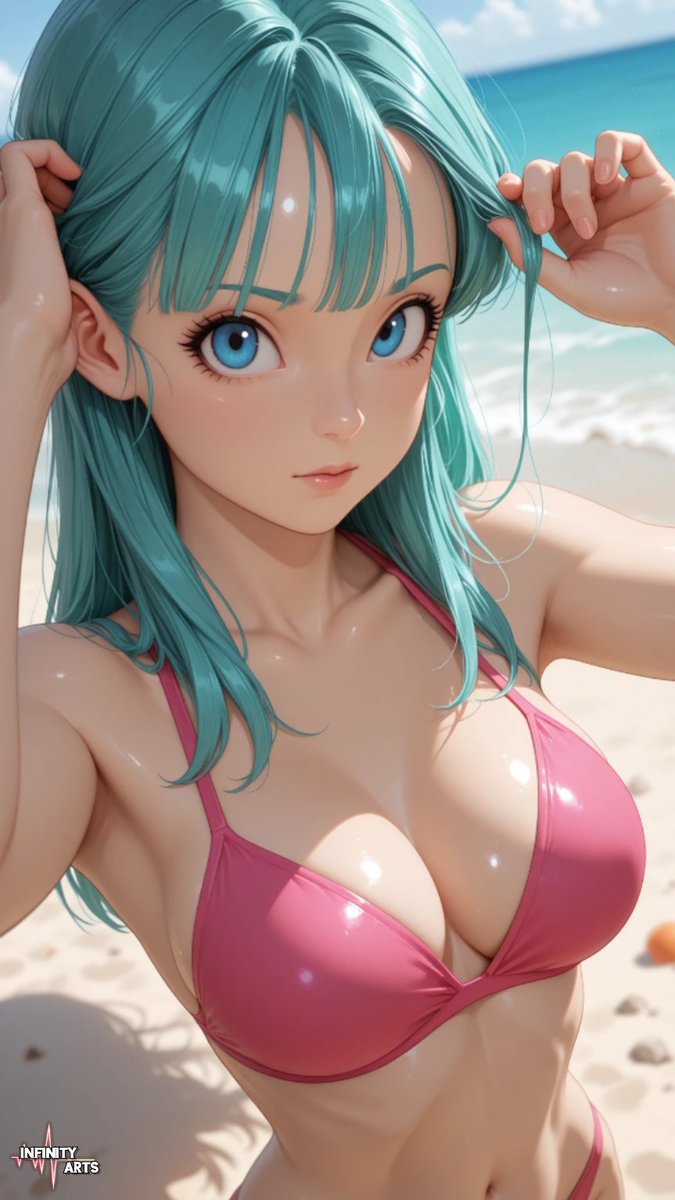 InfinityArts300's tweet photo. La playa siempre se disfruta 😍☀️ #Bulama #mikuhatsune #ChunLi #RiasGremory https://t.co/6775AlL8CM