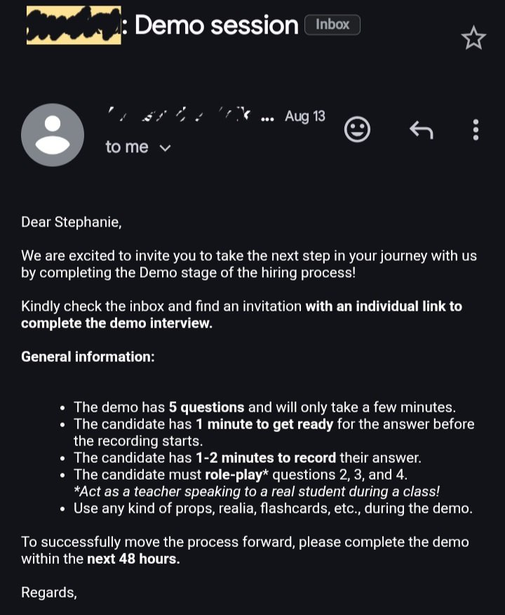 HaneySolutions's tweet image. Congratulations to our teacher, who got a great offer within 24 hours of application. Congratulations, Stephanie.