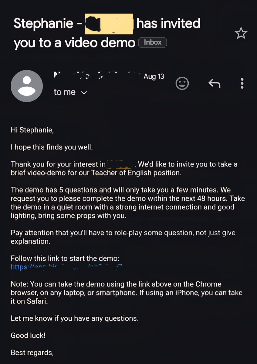 HaneySolutions's tweet image. Congratulations to our teacher, who got a great offer within 24 hours of application. Congratulations, Stephanie.