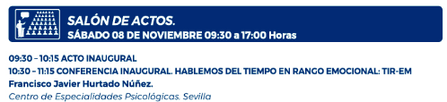 Tendré el placer de participar en la Conferencia Inaugural del día 8 de Noviembre.
Hablaremos de Psicología y diabetes y os presentaré mi propuesta de "Tiempo en Rango Emocional (TIR-Em)".

Estaré encantado de veros y dar abrazos.

Todos/as juntos/as se aprende más, y mejor.