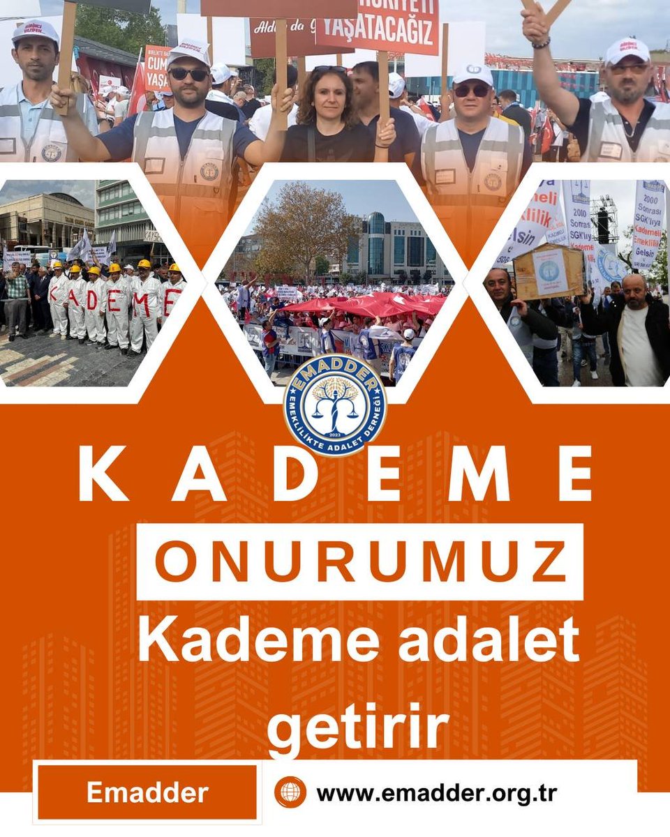 2000 yılı öncesinde de, 2008 yılından sonra da kademeli emeklilik sistemi uygulanırken; tam da ortada kalan bizlerin kademe hakkı yok sayıldı, görmezden gelindi ve hala devam ediyor
 #MeclisinİlkGöreviKademe
