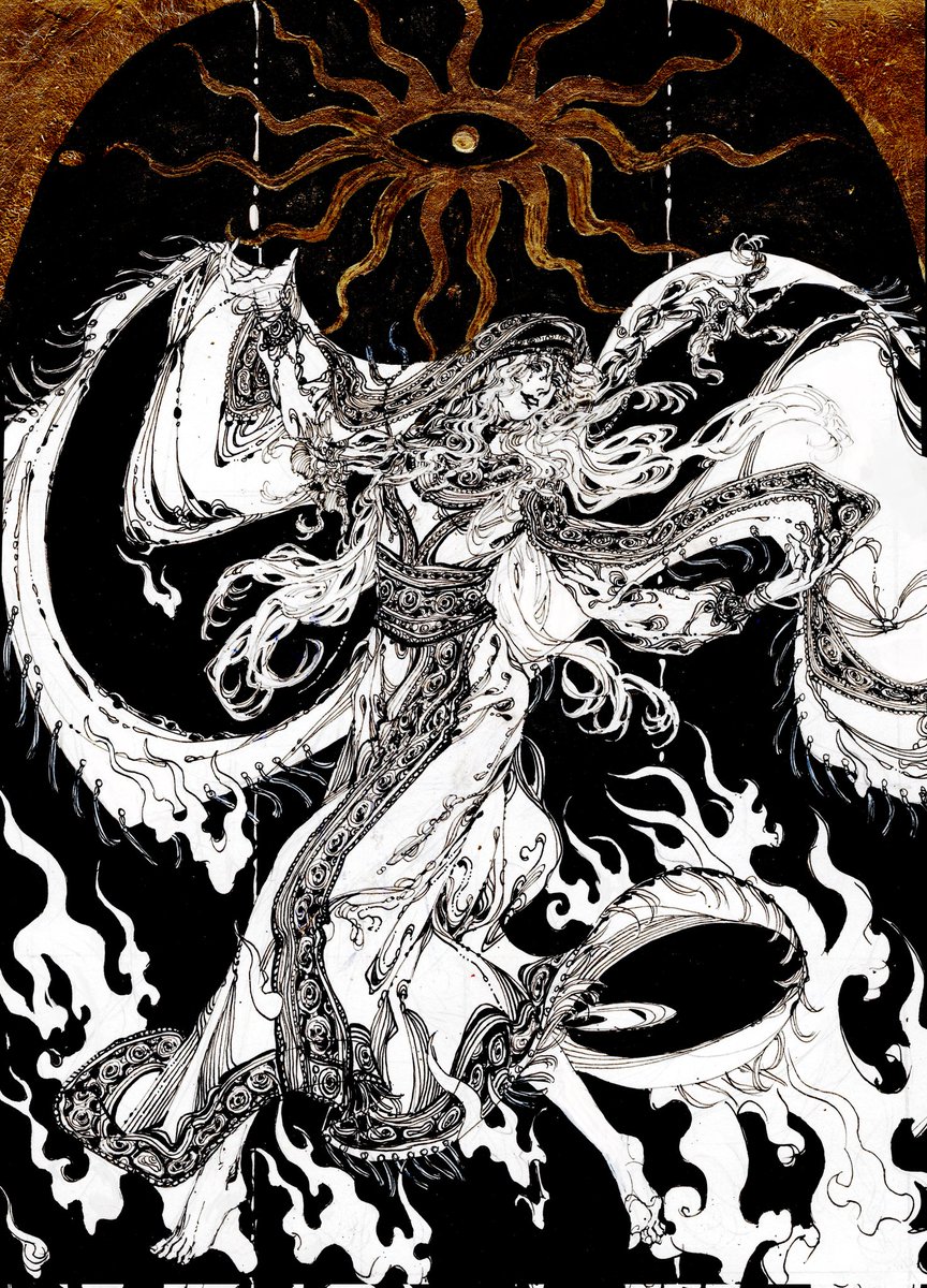 laszewelf's tweet image. Dance in Frenzyflame…
commission painted by 卓尔柯夫（米画师id）🥹 Thank you for such an amazing artwork❤️