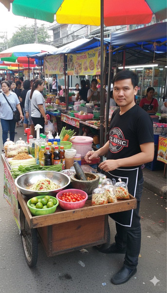 รับส้มตำเชิญมาที่ตลาดได้น่ะครับ