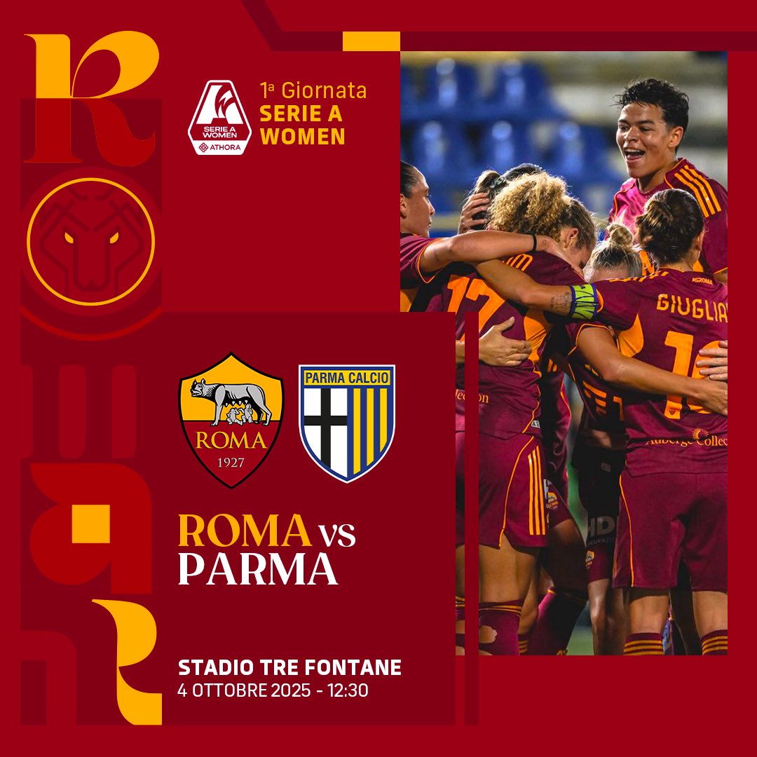 🏟️ È partita la vendita dei biglietti per la nostra prima gara di campionato

🎟️ asroma.com/it/biglietti/f…

DAJE ROMA 🟡🔴

#ASRomaFemminile